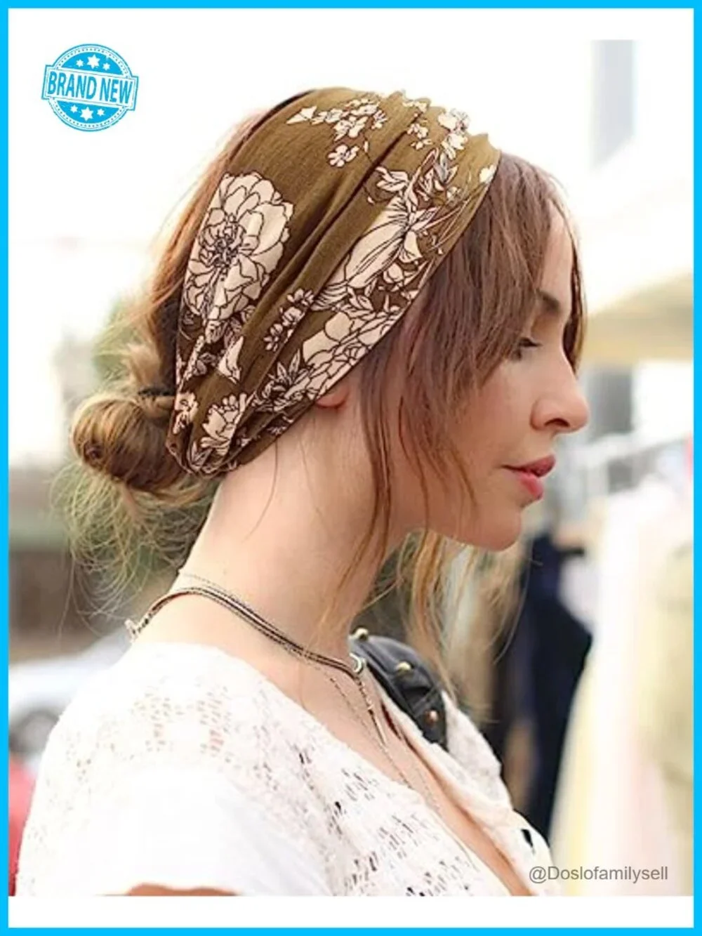 6 Pack Extra Wide Turban Headbands for Women - Soft Elastic Hair Wraps, Boho